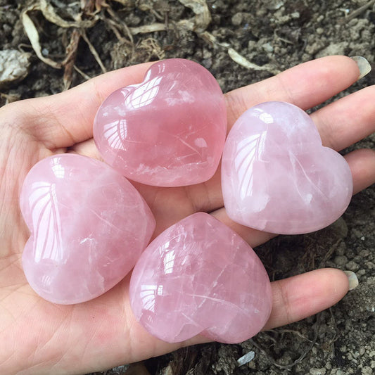 Valentines Heart-shaped crystal