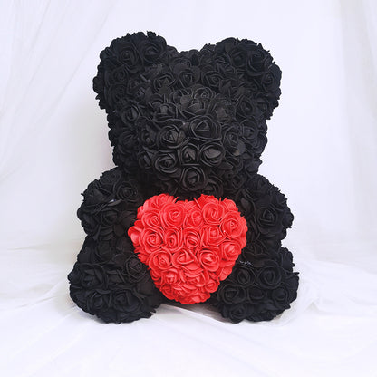 Valentines Day Rose Bear